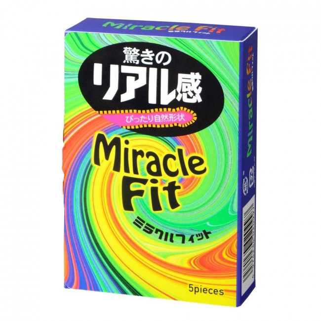 Презервативы Sagami Miracle Fit - 5 шт.