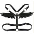 Черная портупея «Оки-Чпоки» с крыльями
