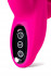 Ярко-розовый тройной вибростимулятор SPANKY - 21 см.