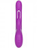 Фиолетовый ударный вибратор-кролик G-Hit - 24 см.